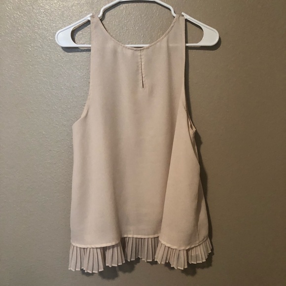Abercrombie and Fitch Blush Tank Top with Ruffle Detailing - Picture 5 of 5